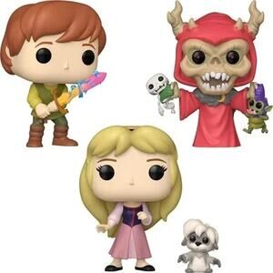 Black Cauldron Horned King Taran Eilonway Set Funko Pop Excellent Box Condition